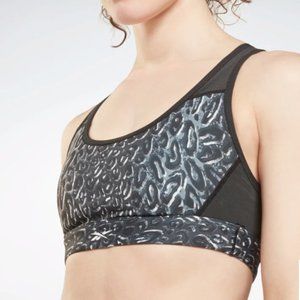 Reebok Lux Racer Padded Sports Bra Small